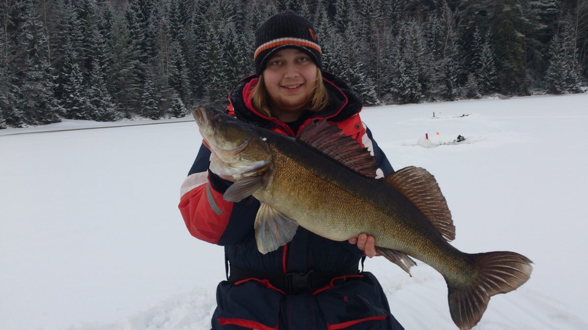 Robin med PB på Gjørs.