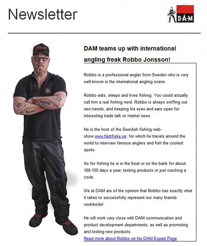 Robert &laquo;Nyttfiske&raquo; Jonsson i nytt samarbeid med Tyske DAM…