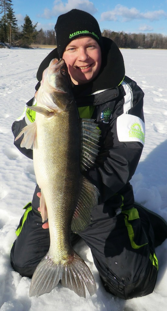 Sporting flyshop gubben Janne på gjørsfiske. (Sunday, March 3, 2013)