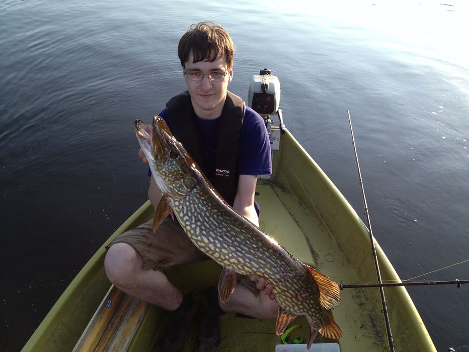 Ludvik men en fin fisk. (mai)