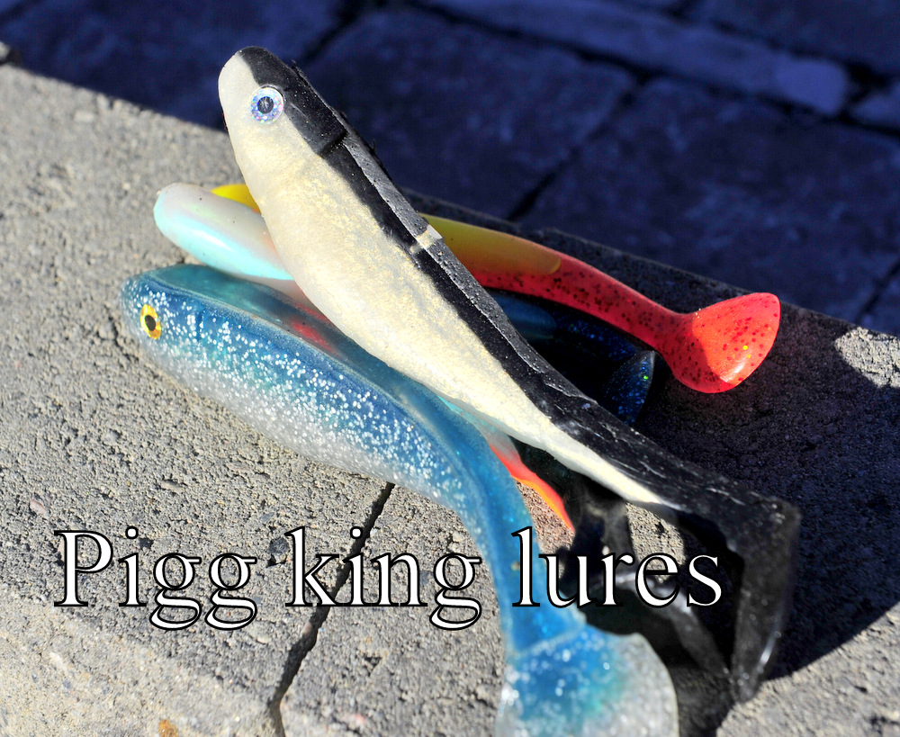 Meget spennende shadder på Pigg King lure.