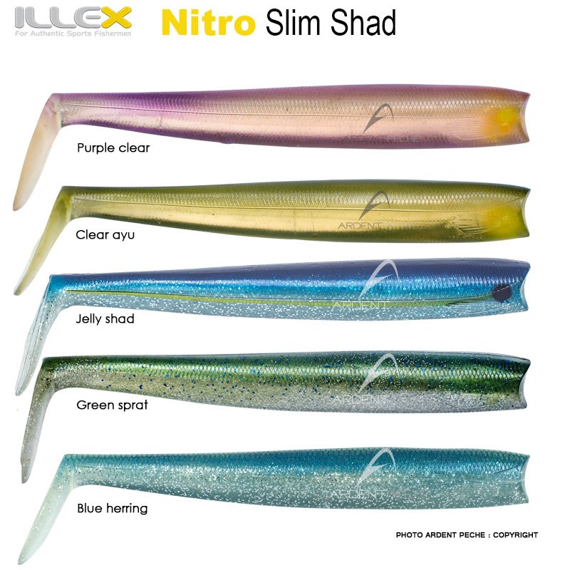 Nitro slimshad 180 Illex pool demo