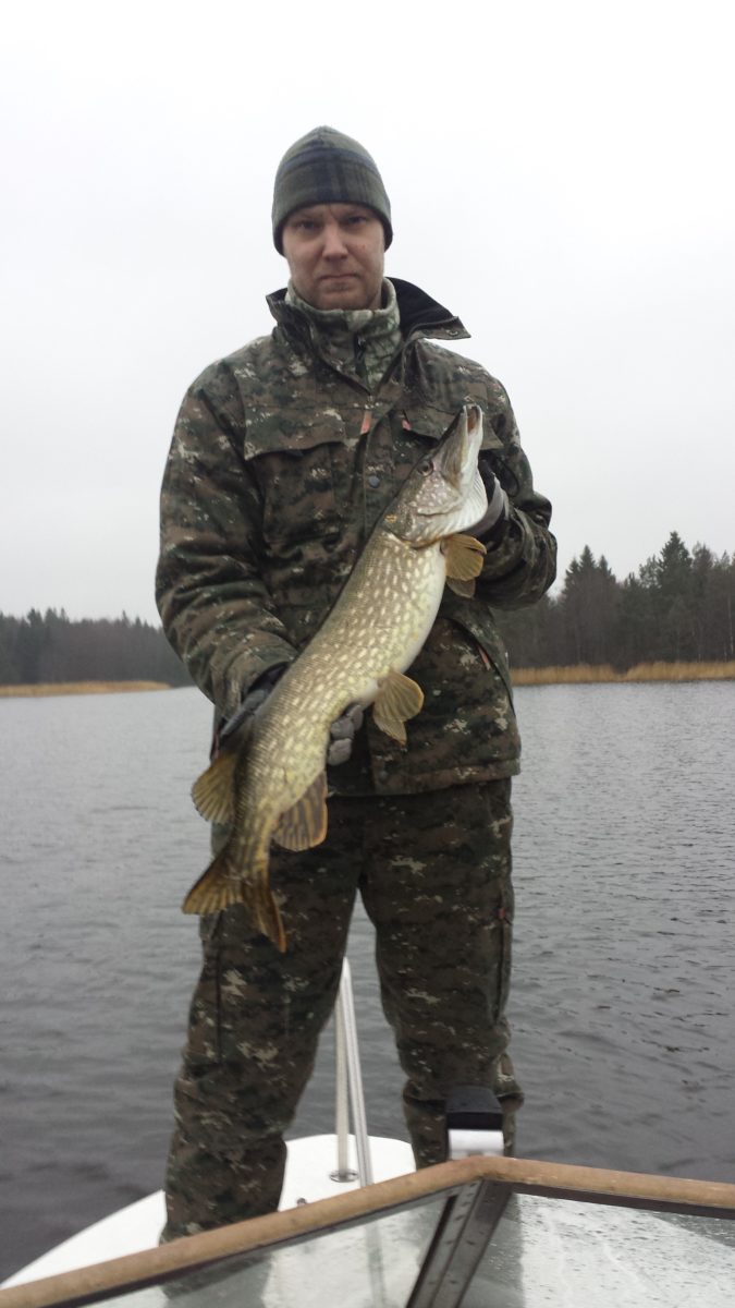 Tommi Keskinen med en ny 4+ fisk (januar)