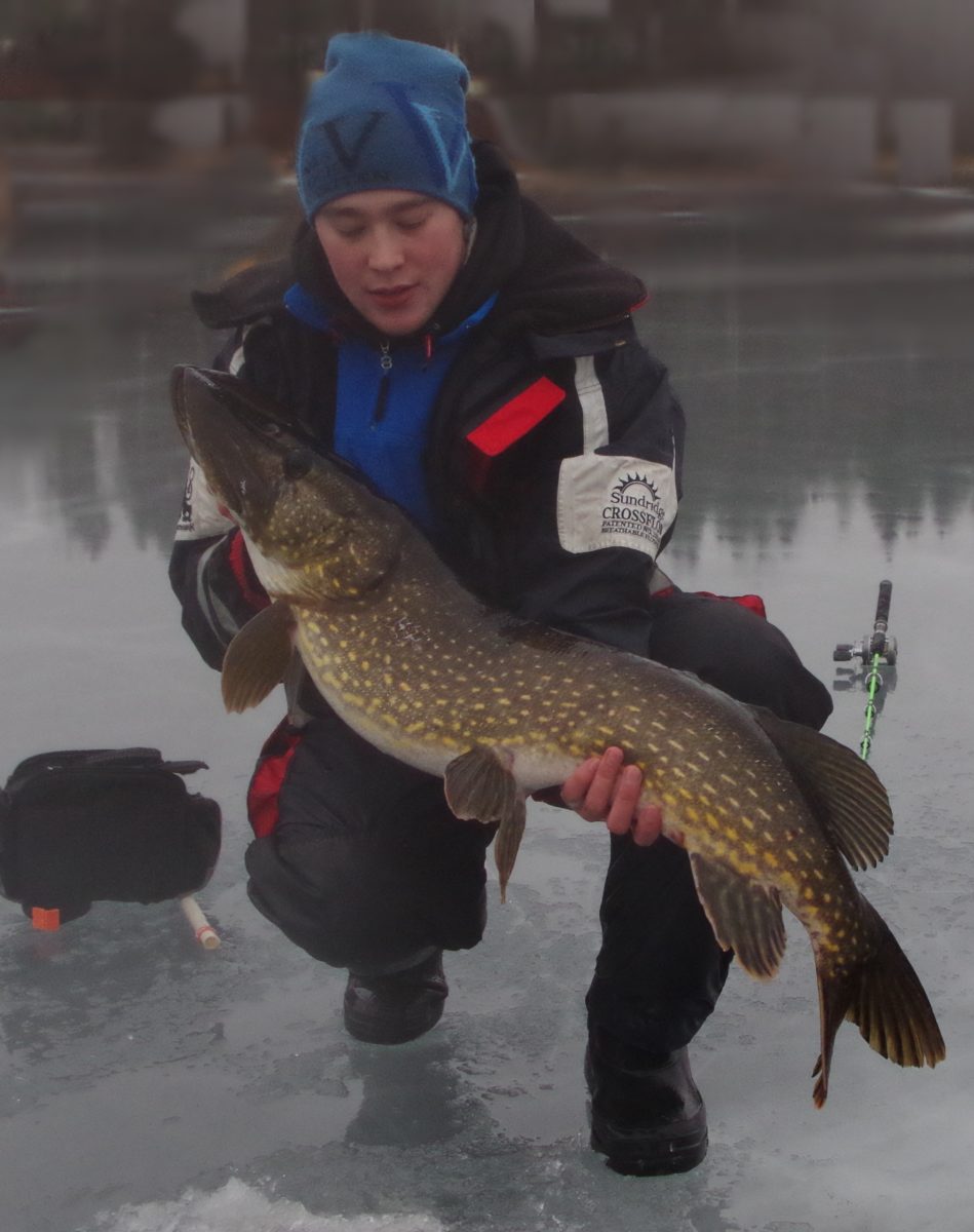 9150gr og 107 cm på Fredrick Gren