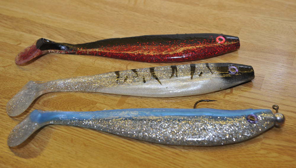 Pool demo med diverse vikter på sporting jiggen. 27 cm 5 og 15 grams skaller.