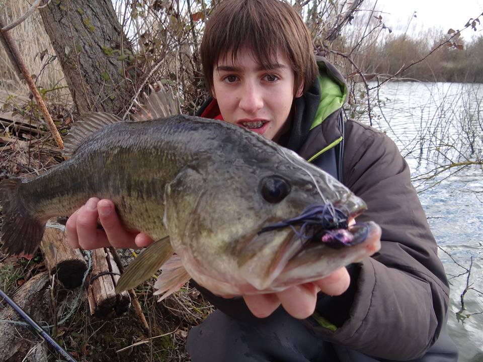 Big black bass from my friend Mathiue.