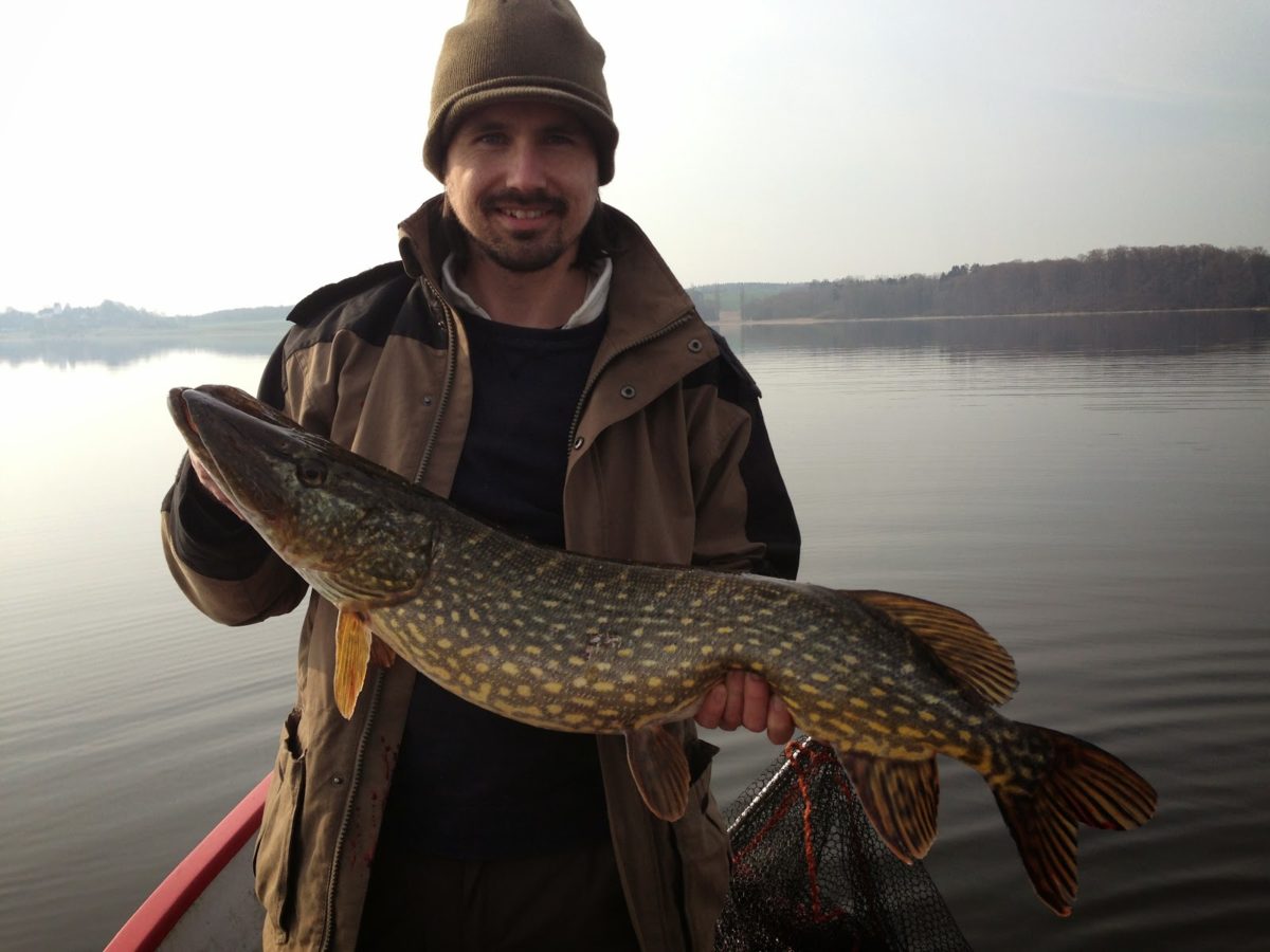 Allan Kure med en 5+ fisk