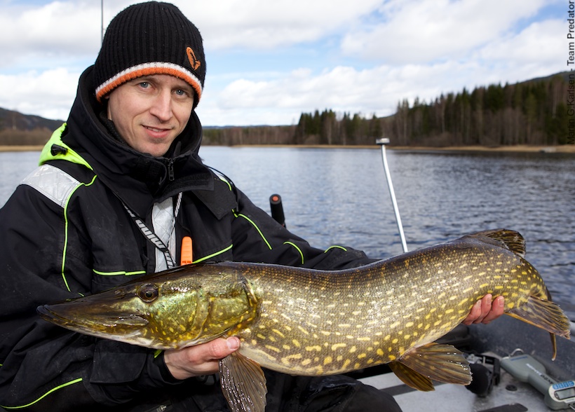 Martin Karlsen med en flott 6+ fisk :-)