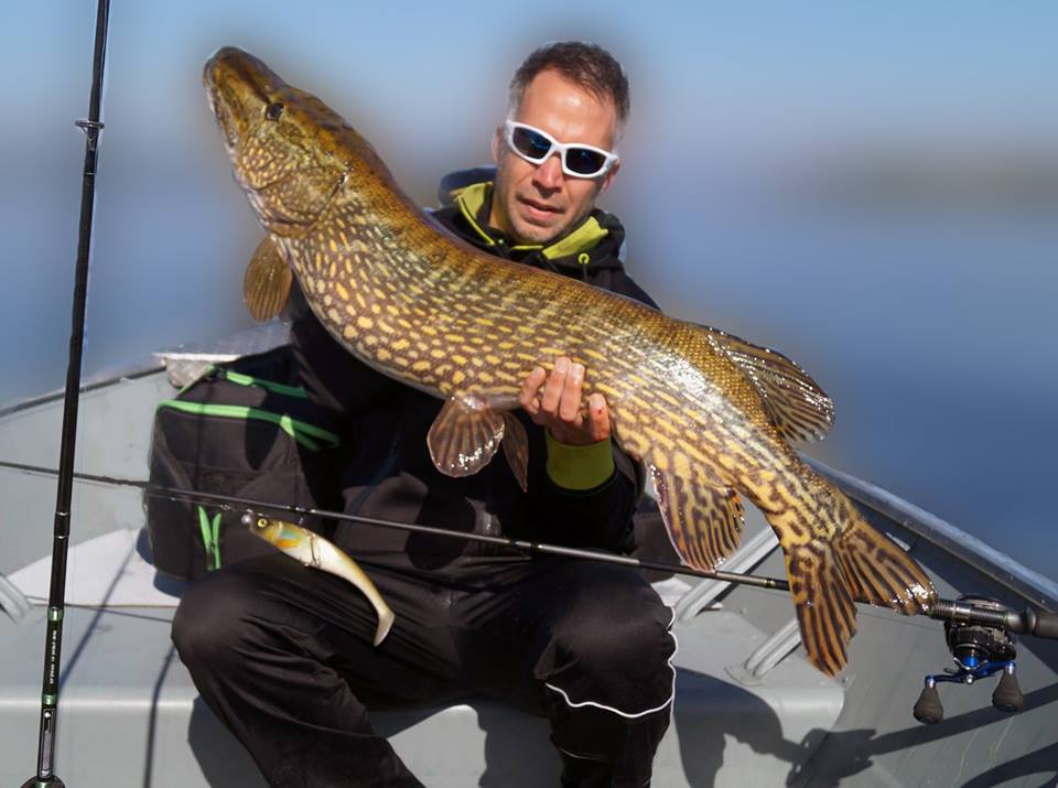 Martin Lintorp er råååå på stor fisk.