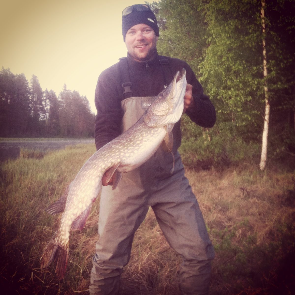 Martin Wahlquist med to knallfisker.