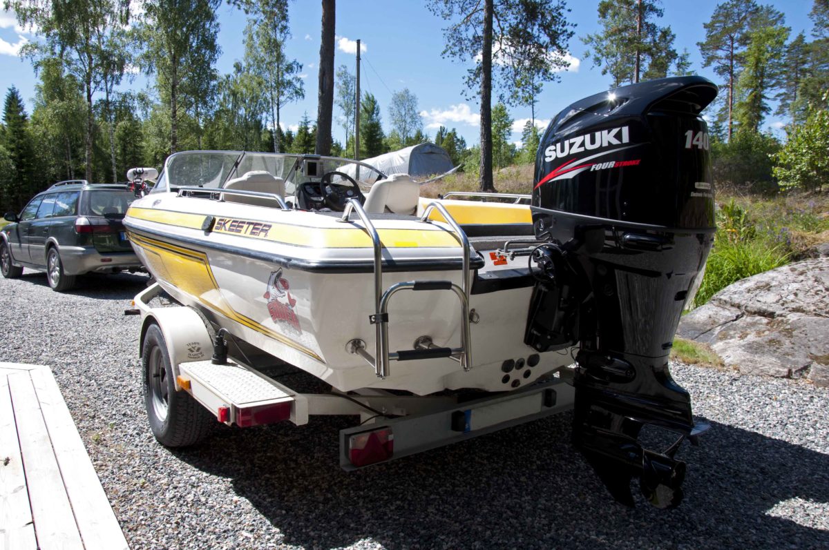 Senaste fisketuren med mors båt & premiären med nya motorn