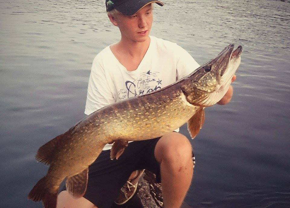 Simon Ingvald med en flott  7`er