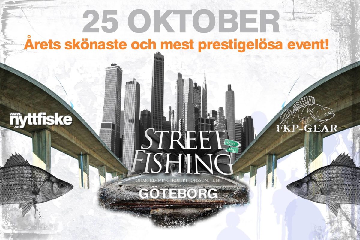 Streetfishing i Gøteborg samlet neste 100 deltakere.