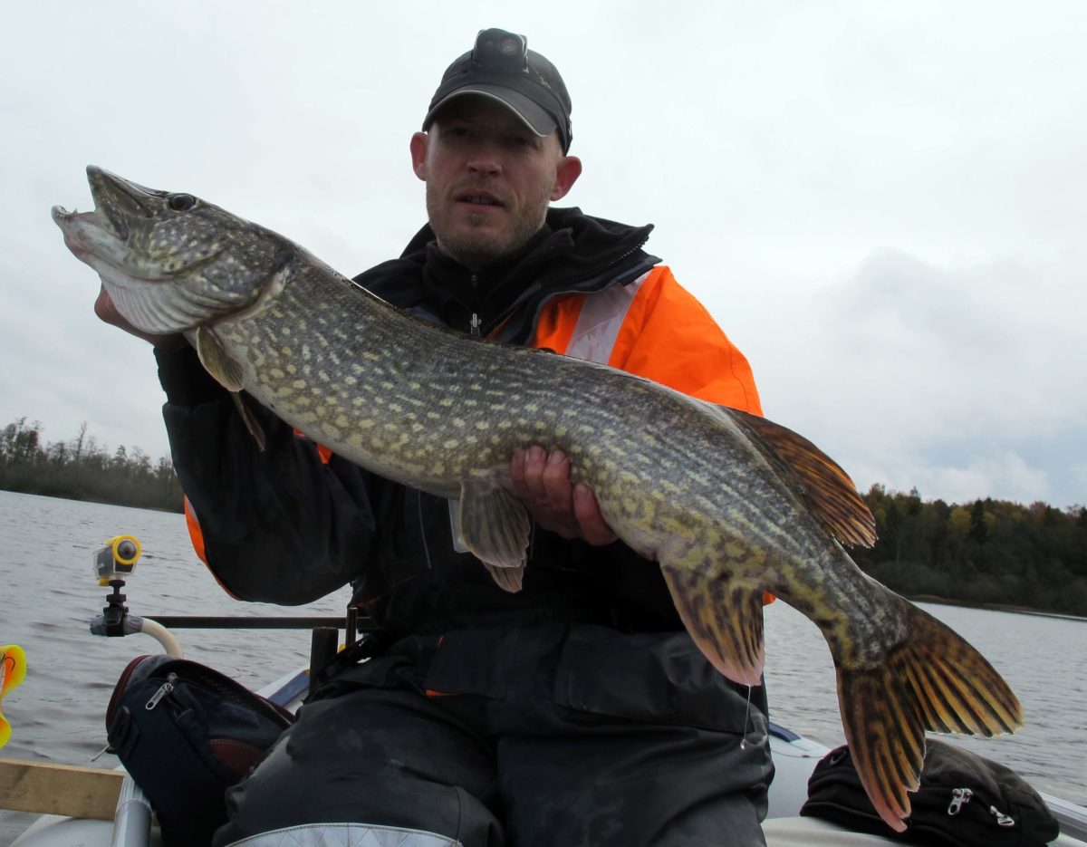 Christian Krintel med en flott 7+ fisk.