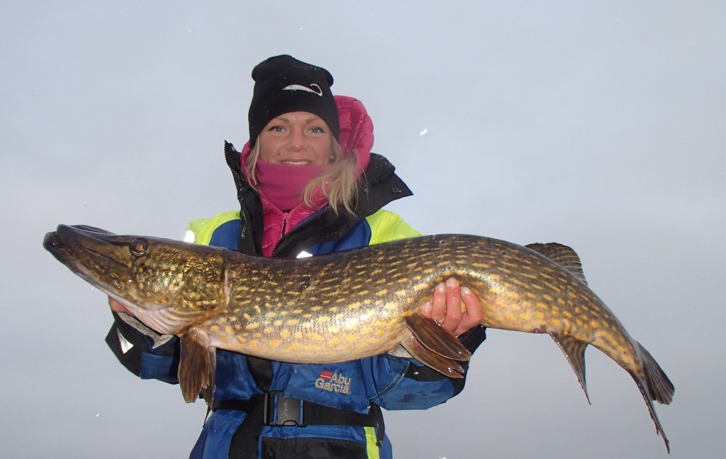 Herregud vad jag älskar detta gäddfiske!  skriver Evelina på sin ABU Garcia blogg.