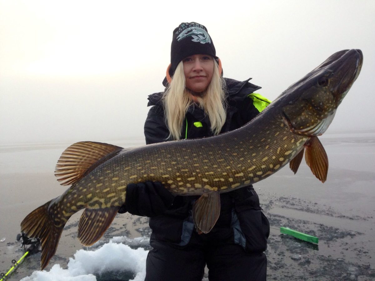 Marielle Sandberg med nytt ismete PB :-)