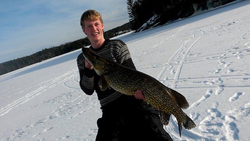 Nils  Gedde bryter 10kilos grensa.