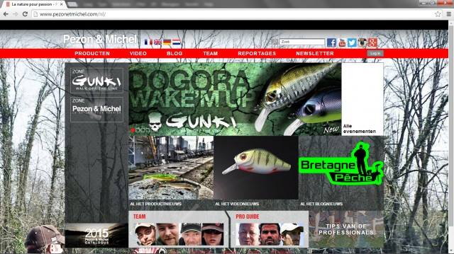 Ny webside for Gunki/pezon&Michel
