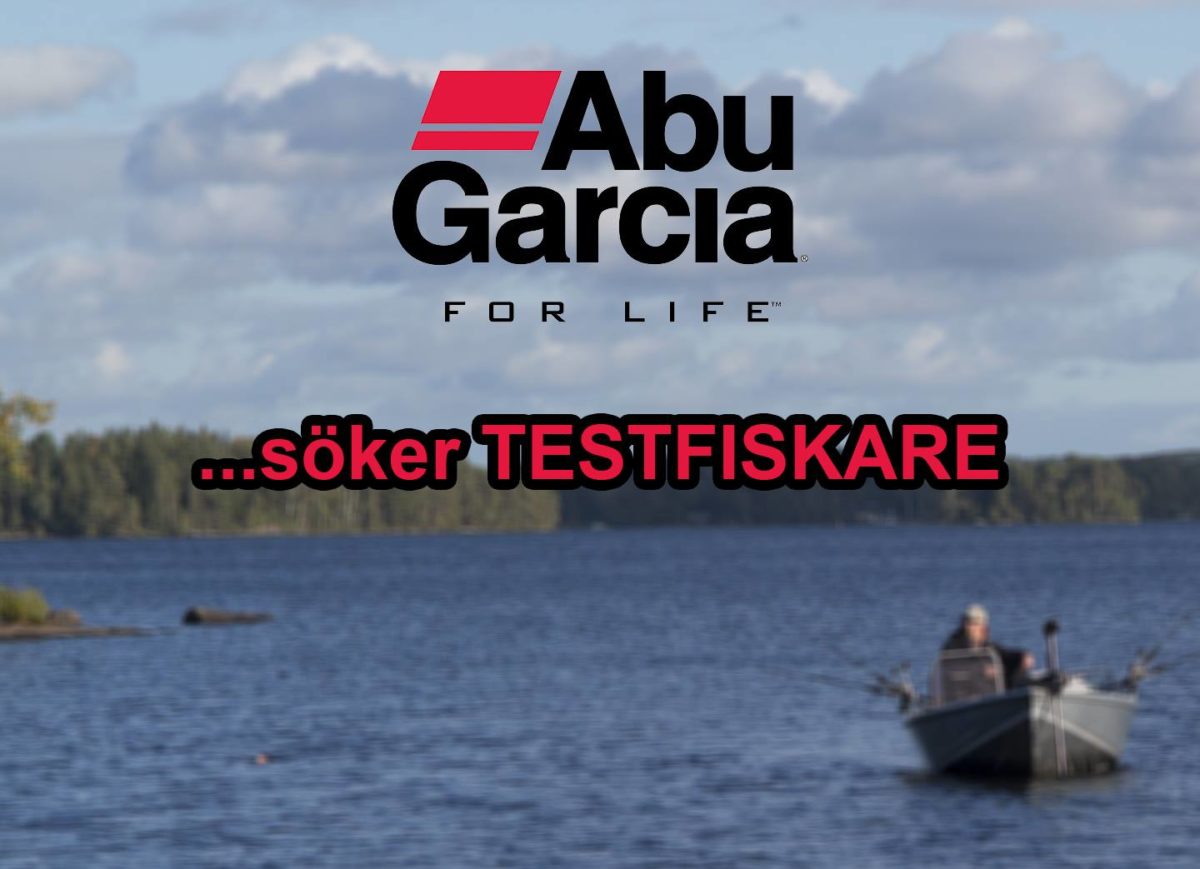 Olle Lidesjö  i ABU Garcia Sverige søker testfiskere.