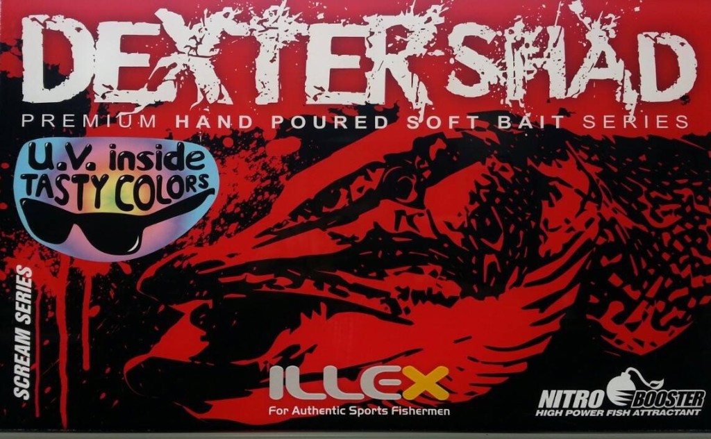 Premium hand pours Dexter shad uv pack er på gang.
