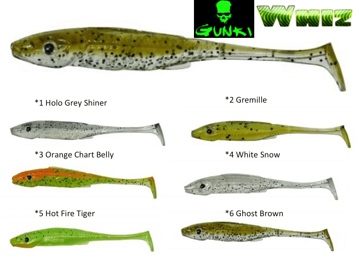 gunki whiz pooldemo perch and trout lure.