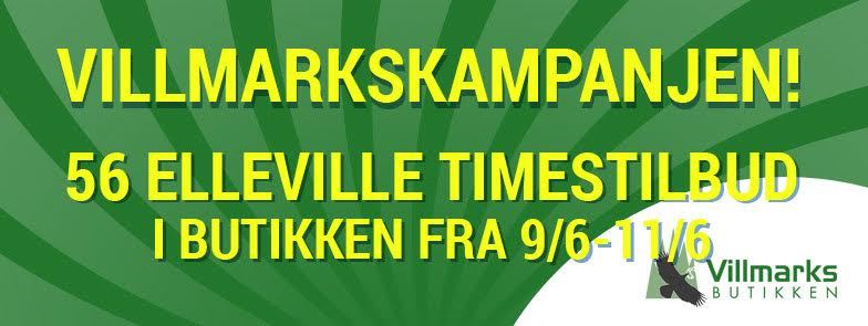 Villmarksbutikken inviterer :-) Villmarkskampanjen 2016 Hele 56 fantastiske timestilbud skal ut! 9 – 11. juni