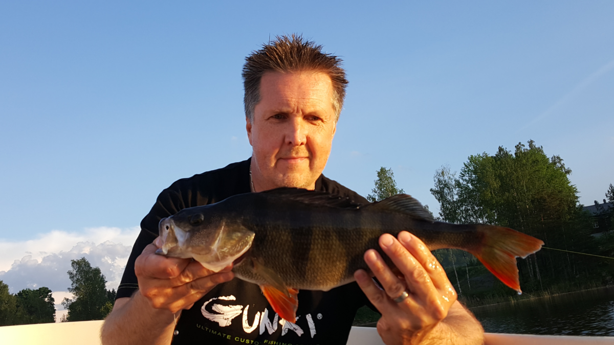 Jens Byholm med 4 fine fisker.