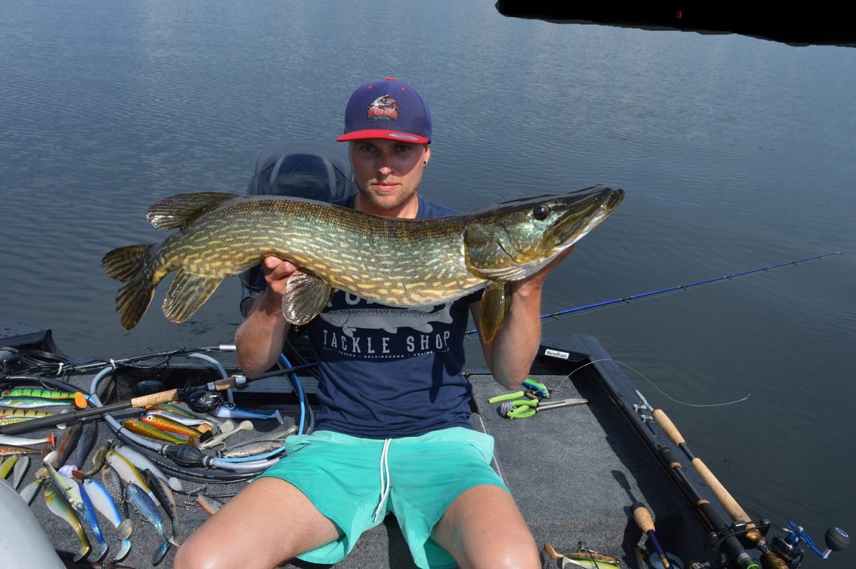 Fredrick Evensen saknar bara 1 gädda för att fylla sin lista.