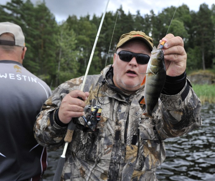 Abbortur med masse abborfiskeerfaring i båten ga meg ingen ting :-)