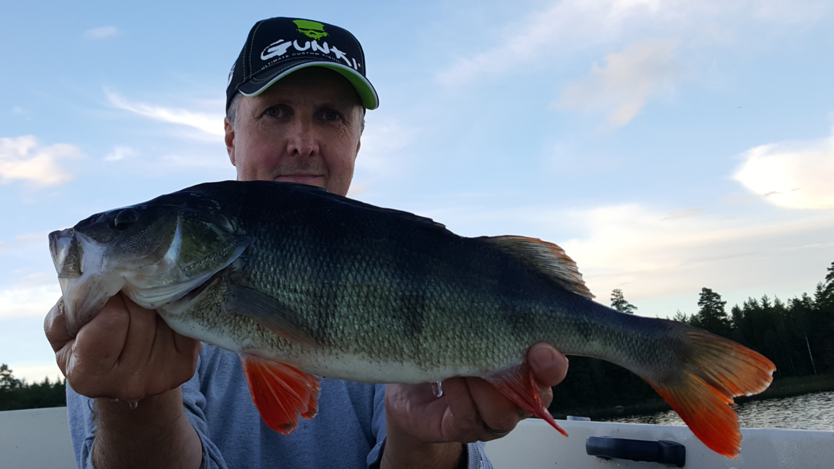 Den glada grabben jens har nu tie over 1 kilo:-)