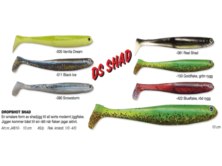DARTS DROPSHOT SHAD pooldemo