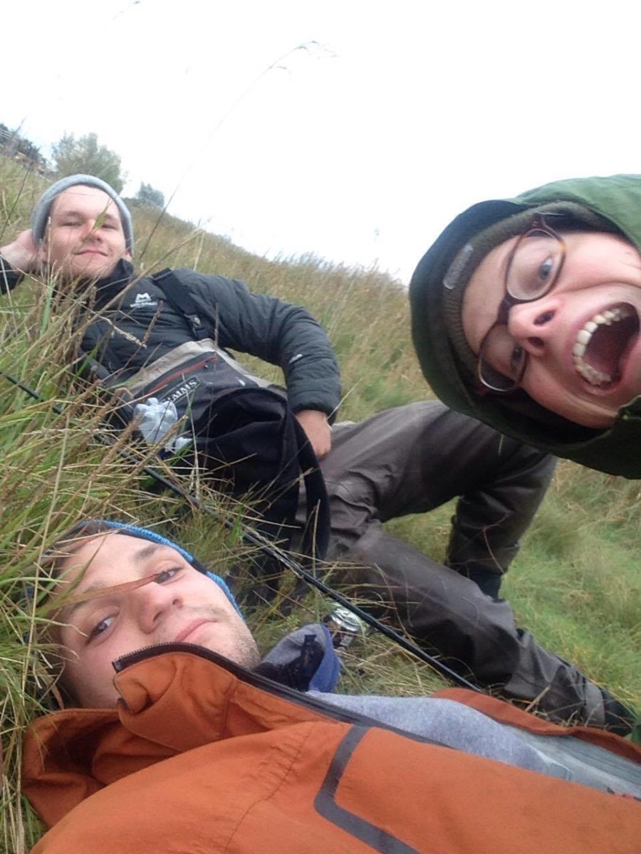 To tyskere og en nordmann, på jakt etter gammeltryta!