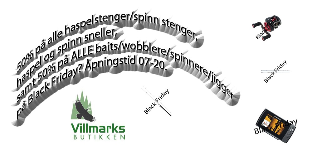 Da er det mulig å få gjort noen skikkelig kupp på fredag. Besøk Villmarksbutikken.