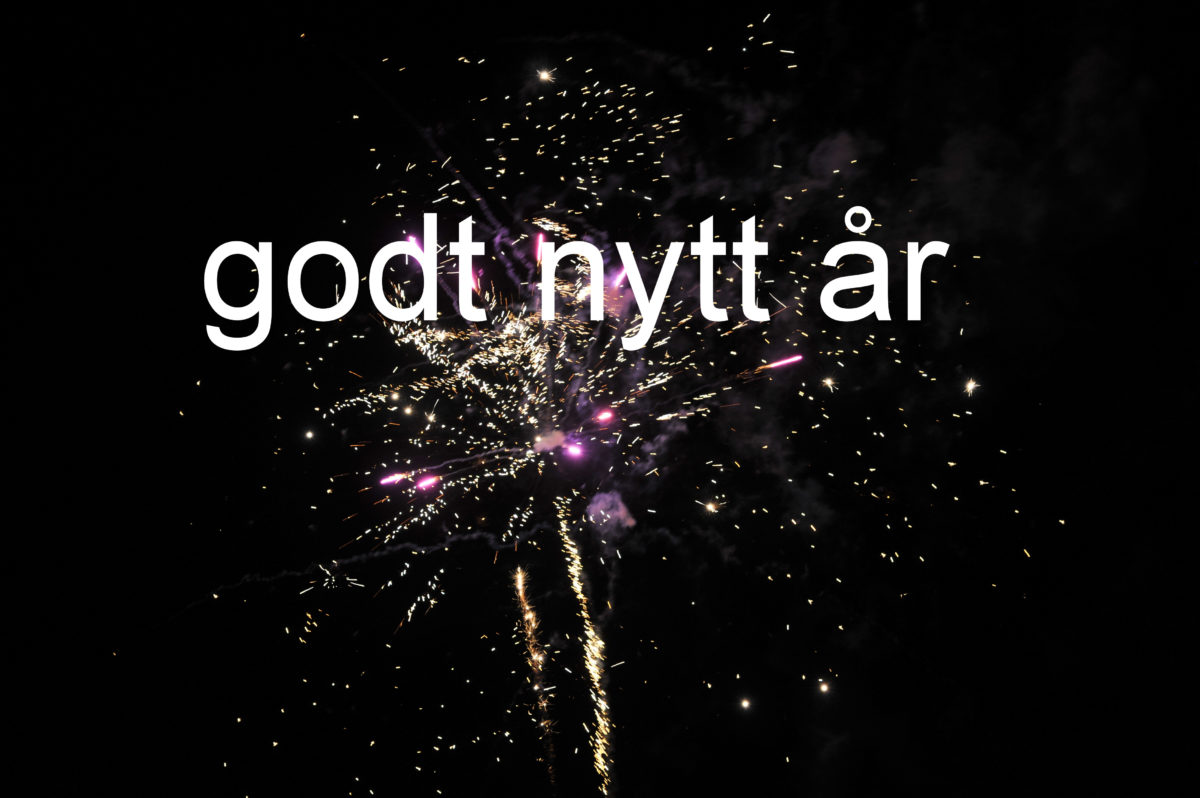 Et riktig godt nytt år.