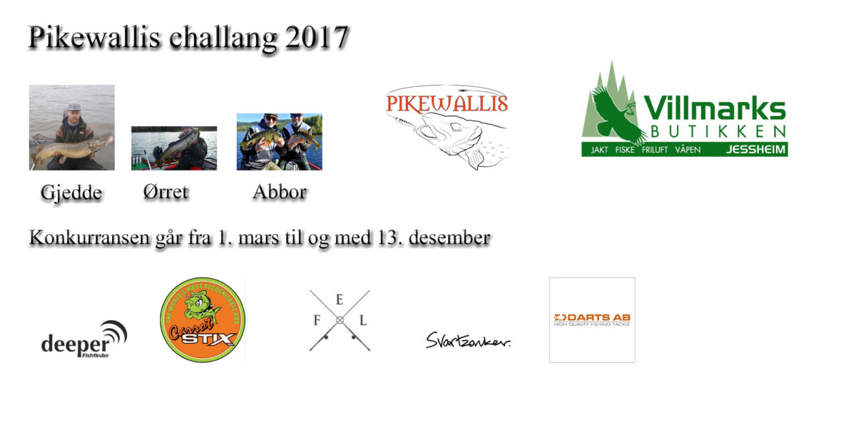 Premier til årets konkurranse i regi av pikewallis og Villmarksbutikken.