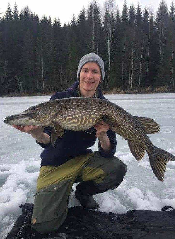 Kristoffer Skjervold inn med sin første pike :-)