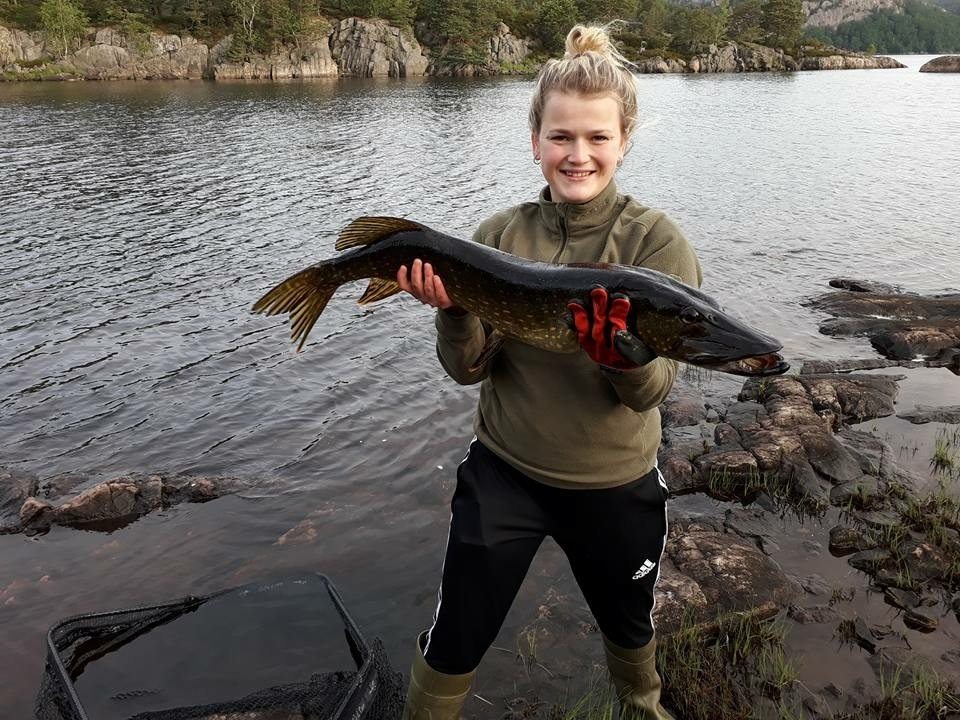 Wenke Salte melder inn sine første gjeddder!