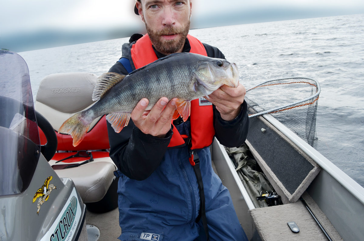 Michael Andersen melde inn sin hittil største i abbor konken!