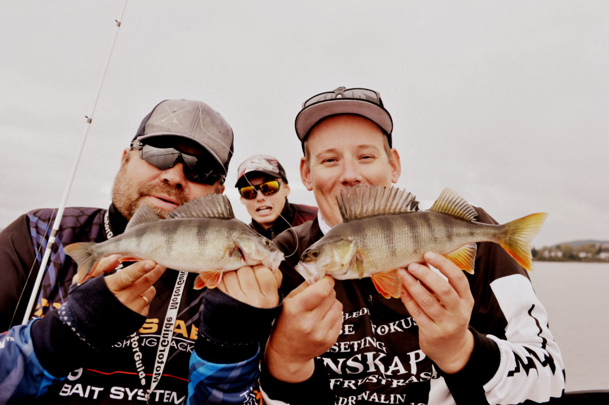 Mye fisk med de var vesentlig mindre denne gangen.