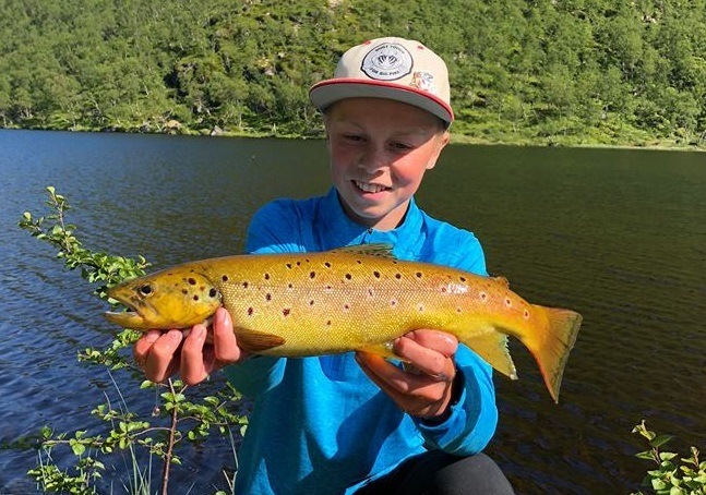 Kan Matheus ha fått Norges peneste fisk så langt i 2018.