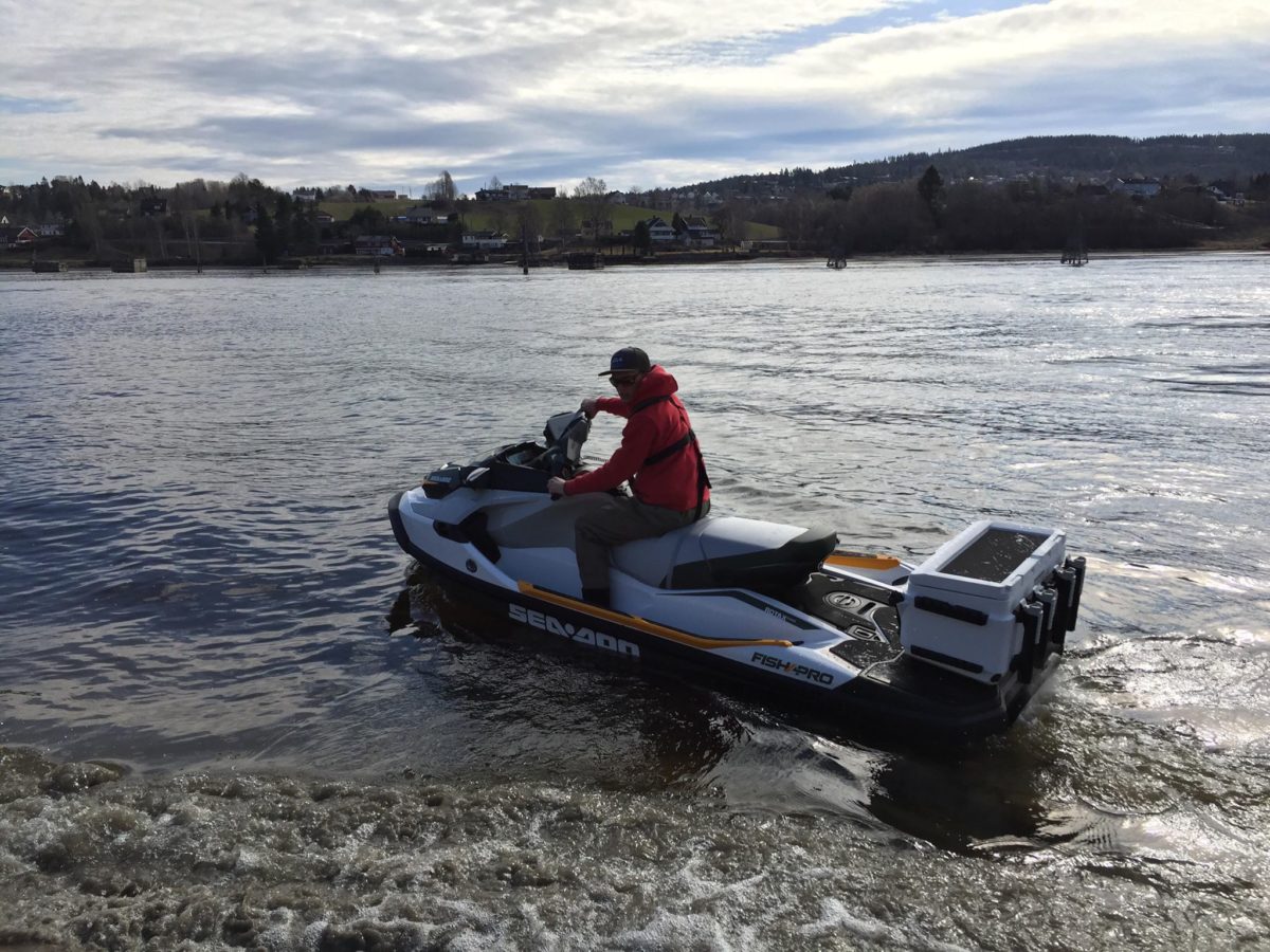 Første turen MED Sea Doo Fish Pro