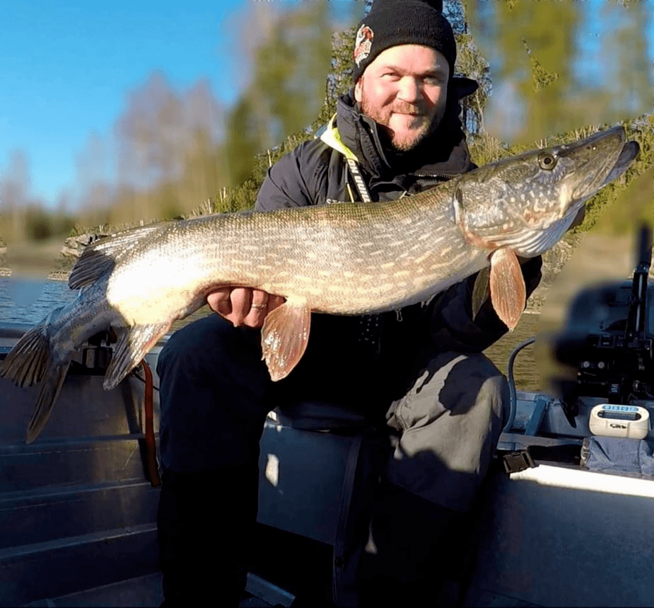 Ny fisk til blide Stian.