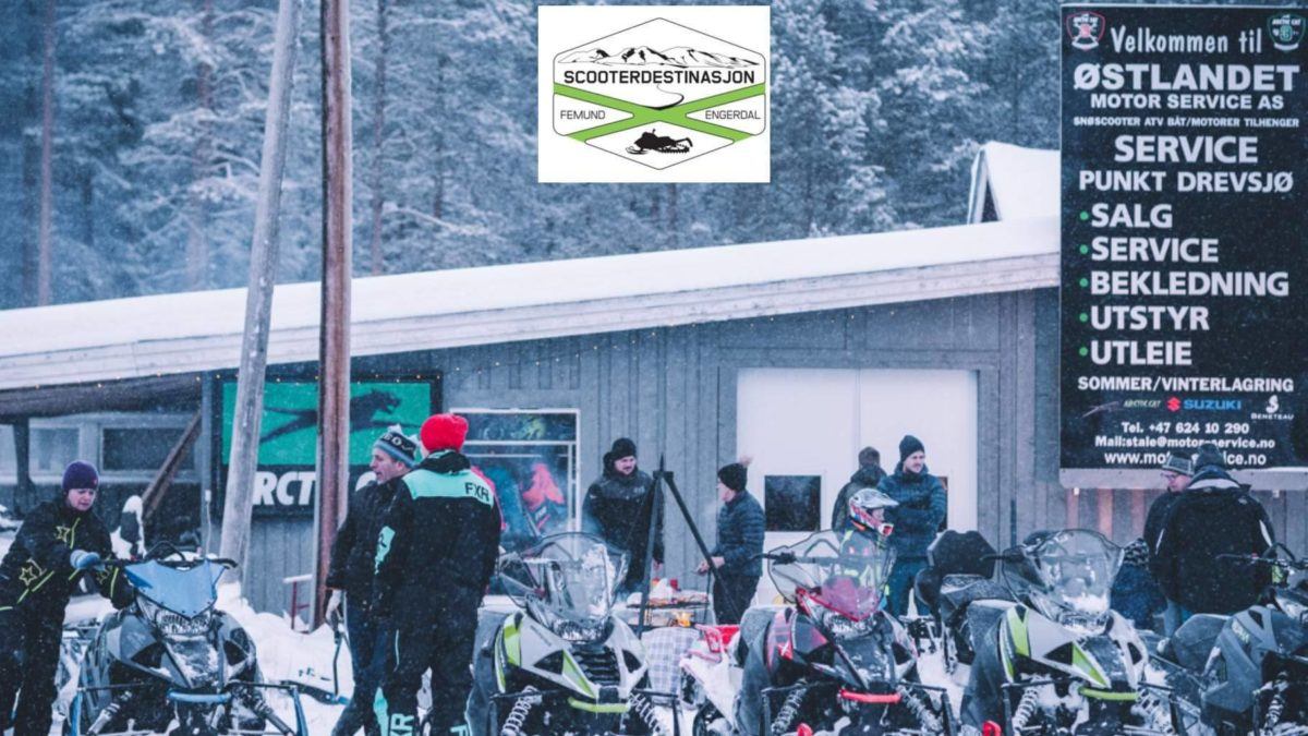 Snøscooterløype Grand Opening!